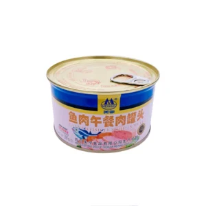 340G Iron Tins Can Pork Luncheon Meat Price Fish Canned Luncheon Meat for Malaysia