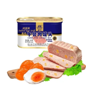 360g 340g 200g Factory Export Emergency Reserve Food Picnic Junket Outdoor Canned Fish Luncheon Meat Salted Egg Yolk