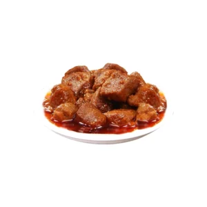 380g High Quality Spiced Pork Cubes Premium Pork Luncheon Meat Canned Food for Ukraine