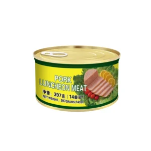 Best Quality 397g PORK Canned Pork Luncheon Meat Sterilized From CN SIC 0.397 Kg Body Salt with 36 Months Shelf Life
