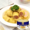 Canned Meat Accept OEM China Best Quality Egg Rolls With Pork Luncheon Meat for Sale Pork Luncheon Meat Food Can