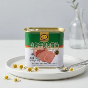 Canned Meat Luncheon Meat Delicious Nutrition Chicken Luncheon Meat Easy Open Lid for Daily Cookie Large Capacity