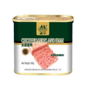 Food Can Canned Meat High Quality Canned Chopped Pork Ham Canned Ham Luncheon Meat Packed in 340g Luncheon Meat