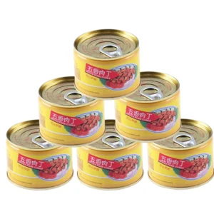 142g Canned Spiced Pork Cubes Canned Meat for Hotpot or Snack
