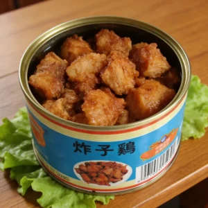 3 Year Shelf Life 340g Canned Fried Young Chicken Ready to Eat Meat Dishes