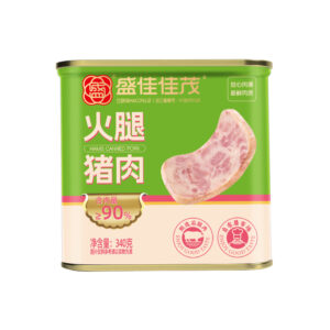 340g Canned Luncheon Meat MRE Food with Ham Flavor for Outdoor Adventures
