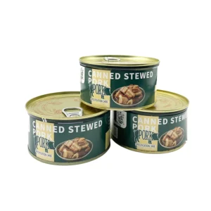 340g Sterilized Canned Stewed Pork with Oil Preservation No Artificial Colours & Preservatives