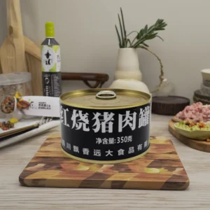 500g Chinese MRE Emergency Food Rations Portable Canned Braised Pork and Beef for Outdoor Adventures