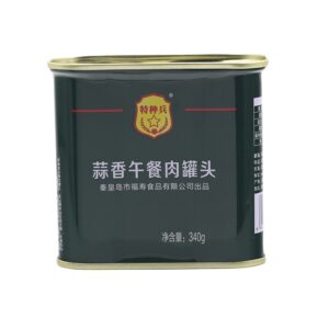 Asian Luncheon Meat Canned Food 340g Garlic Flavor Canned Pork Luncheon Meat