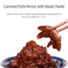 Canned Food 180g Canned Minced Pork with Shiitake Mushroom Bean Paste for Rice Noodle China Factory Direct Supply