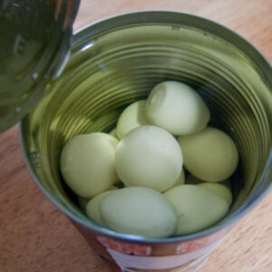 Canned Quail Eggs in Water