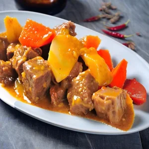 Canned Salt Preserved Curry Beef with Delicate Potatoes 340g 3 Year Shelf Life