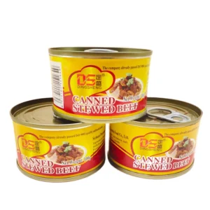 Canned Stewed Beef Meat Tender and Juicy Beef in a Convenient Can
