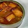 Canned Stewed Pork Meat in Brown Authentic Sauce