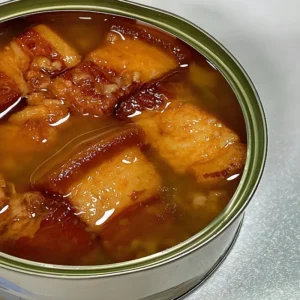 Canned Stewed Pork Meat in Brown Authentic Sauce
