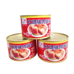 China Good Taste Canned Stewed Pork Canned Braised Pork in Brown Sauce Canned Roast Meat