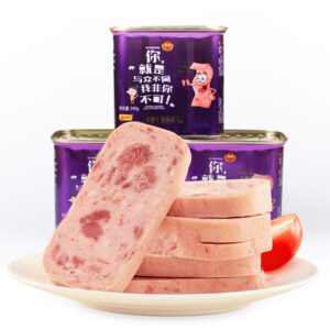 China Suppliers 340g Instant Ready to Eat Canned Luncheon Meat Pork Canned Meat