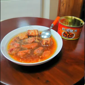 Chinese Style Braised Pork and Pork Ribs Dish Seasoning Sauce Traditional Flavorful Condiment
