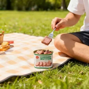 Corned Mutton Breast Meat Halal Canned Food 340g Ready to Eat
