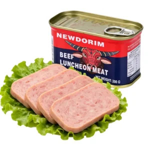 Custom Label Canned Beef Luncheon Meat OEM ODM Meat Product Supplier
