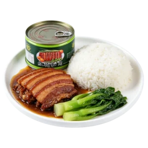 Export Grade Stewed Pork Sliced Canned Nutritious Convenient Daily Food