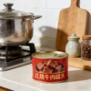 Factory OEM Recyclable Cylinder Tinplate Custom Empty Food Grade Tin Can for Beef Ketchup Soup Sauce