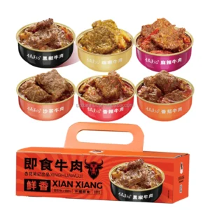 Food Can Canned Meat 150g 6 Flavor Beef Meat Stew Canned