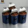 Food Grade Tinplate Cylinder Beef Spread Cans with Pull Ring Sealing Recyclable Transparent Easy Open Lids
