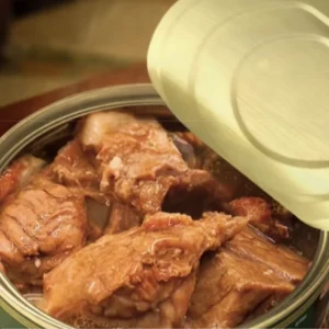 HLF 340g Canned Stewed Beef Choice Beef Preserved with Oil Emergency Canned Beef Ration