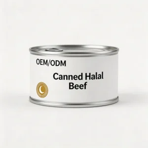 Halal Certified Private Label Canned Corned Beef Luncheon Meat 500g High Protein Stew Brisket OEM Factory Bulk