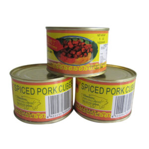 Hot Chili Flavor Canned Spiced Pork Cubes