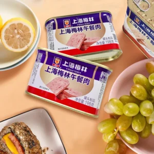 Luncheon Meat Canned 198g Beef Pork Chicken ISO Certified Convenient Cooking Hot Pot Ingredients Instant Noodle