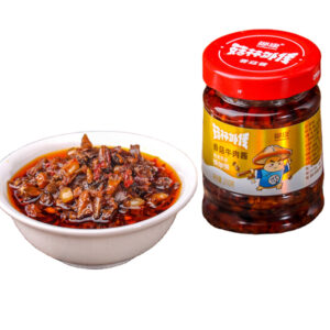 Mushroom Meat Sauce Delicious and Nutrient Food Red Mushroom Hot Sauce