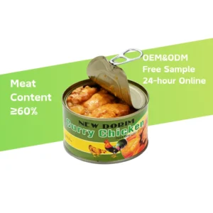 OEM Factory Canned Curry Chicken 170g 227g 312g Canned Meat
