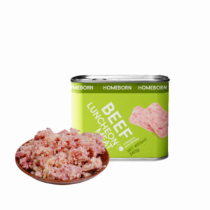 Open Top Tin Can with Easy to Open Lid Canned Corned Beef Convenient Food Can