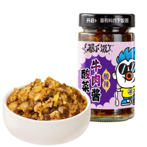 Pickled Cabbage Mushroom Beef Paste Flavor Chili Sauce