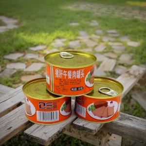 Premium Canned Meat Pork Liver Luncheon Salt Fried Beef and Chicken Breast Preserved Beef and Chicken Breast