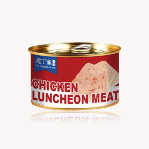 Premium Chicken Luncheon Meat 198G Canned Protein Rich Quick Meal Hot for Breakfast Snacks & Camping