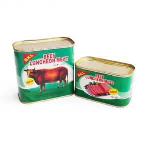 Private Label Canned Food Beef Luncheon Meat Halal Meat Factory