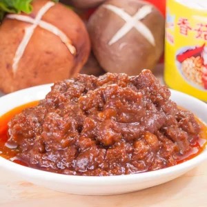 Process Chopped Mince Meat Canned Pork Mushroom Sauce