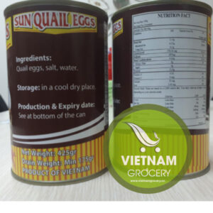 Quail Egg in Brine High Quality Vietnam Canned Quail Egg 425gr