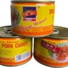 Salt Preserved Canned Spiced Pork Cubes From Ukraine