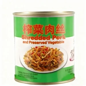 Secret Recipe Pickled Celery Shredded Pork Canned Food Ready-to-Eat Side Dish Manufacturer Direct Supply Support