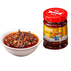 Super Meal Hot Spicy Thick Canned Mushroom Sauce 210g Bottle Red Mushroom Hot Sauce