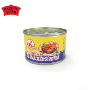 Szechuan Style Canned Sliced Pork with Bamboo Shoots 198g Ready to Eat Meat