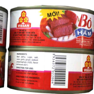 Vissan Beef Ground 170gr X72 Cans OEM Canned From Vietnam